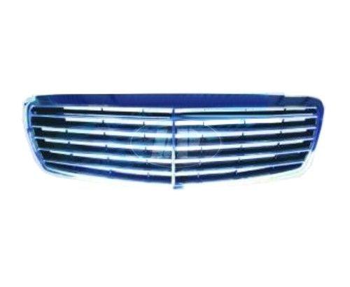 Calandre Mercedes E350 2006 Chrome/Noir avec Avantgarde sans capteur (11 moulures), MB1200141