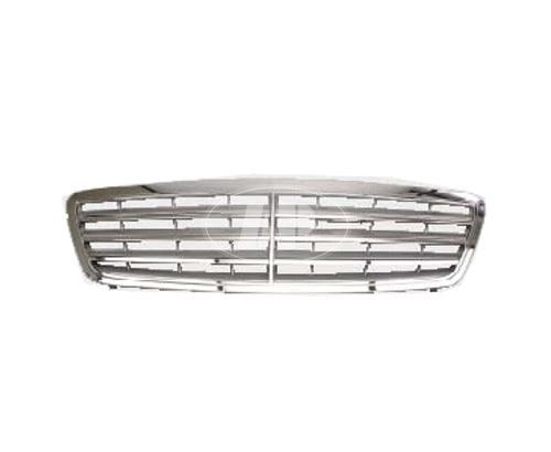 2005-2006 Mercedes C55 Amg Grille Chrome/Silver With Sport Pkg (Avngrd/Elgns)