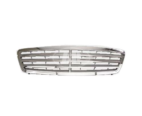 2001-2002 Mercedes Cl55 Amg Grille Chrome/Silver With Sport Pkg (Avngrd/Elgns)