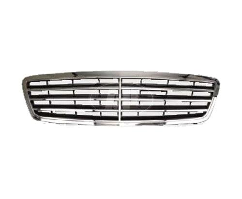 2006-2007 Mercedes C350 Grille Chrome/Black (Avngrd/Elgns)