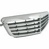 2008-2009 Mercedes C230 Grille Chrome Gray Without Amg Pkg With Elegance Pkg