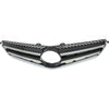 2008-2011 Mercedes C350 Grille Painted-Silver Gray With Chrome Mldg With Amg Pkg
