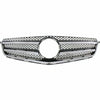 2008-2009 Mercedes C230 Grille Painted-Silver Gray With Chrome Mldg With Amg Pkg