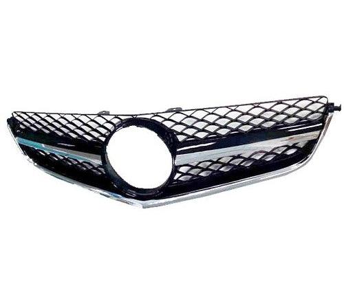 Calandre Mercedes C63 AMG 2012-2014 Chrome/Noir avec logo AMG, MB1200159