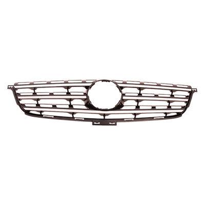 Calandre Mercedes ML400 2015 noire avec moulure chromée, sans emblème, MB1200162