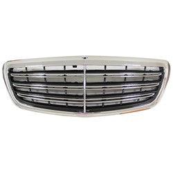 2018-2019 Mercedes S450 Grille Chrome/Black Without Camera/Adaptive Cruise/Night Vision Sedan