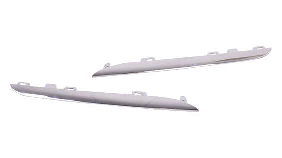 2015-2016 Mercedes C300 Grille Moulding Driver Side Lower All Chrome