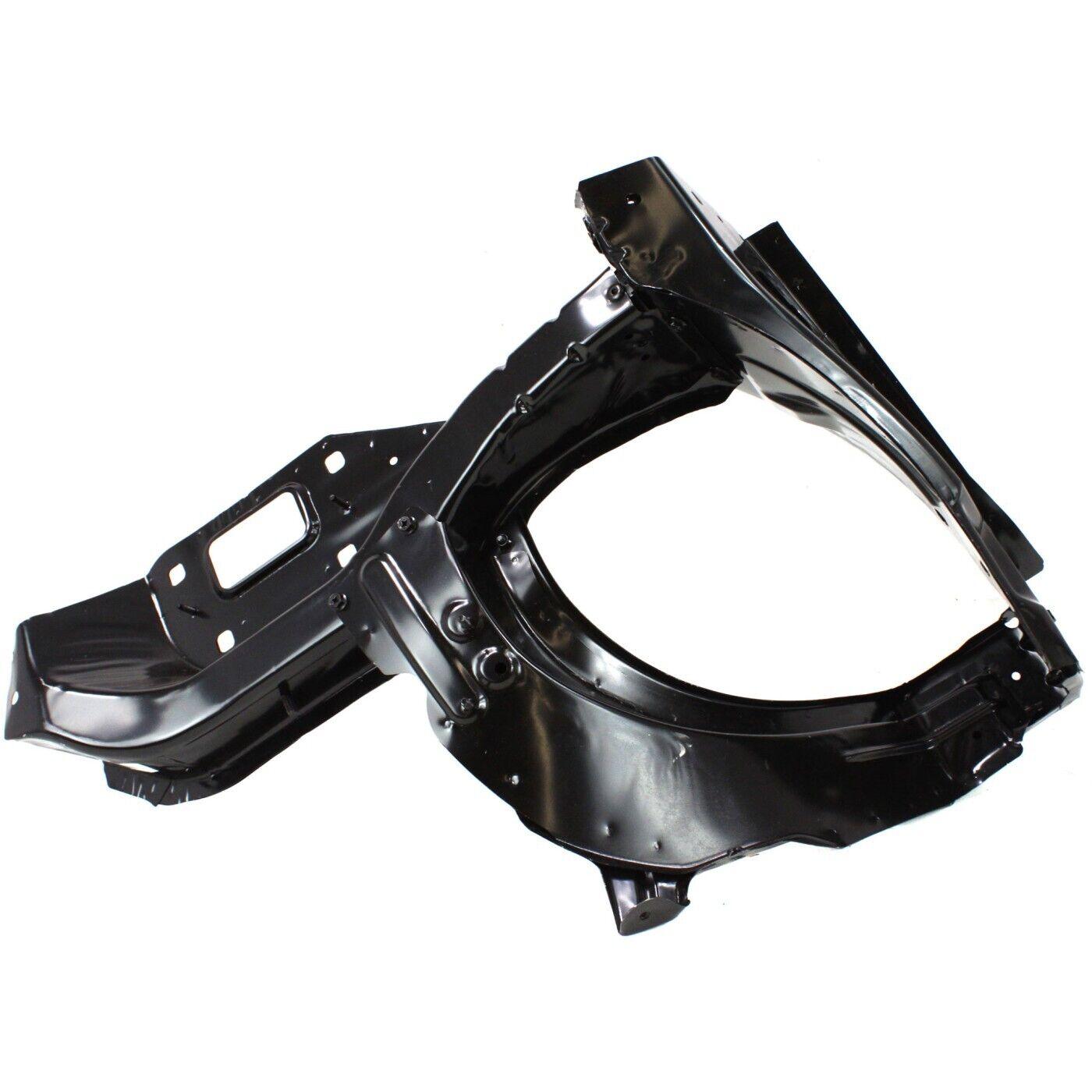 Panneau de fixation de phare avant côté conducteur Mercedes ML500 2006-2007 en acier (sauf GL350/450/550), MB1221102