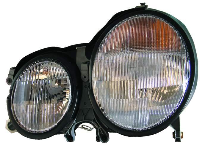 Phare avant gauche (côté conducteur) pour Mercedes E320 berline (2000-2003), halogène haute qualité, MB2502105