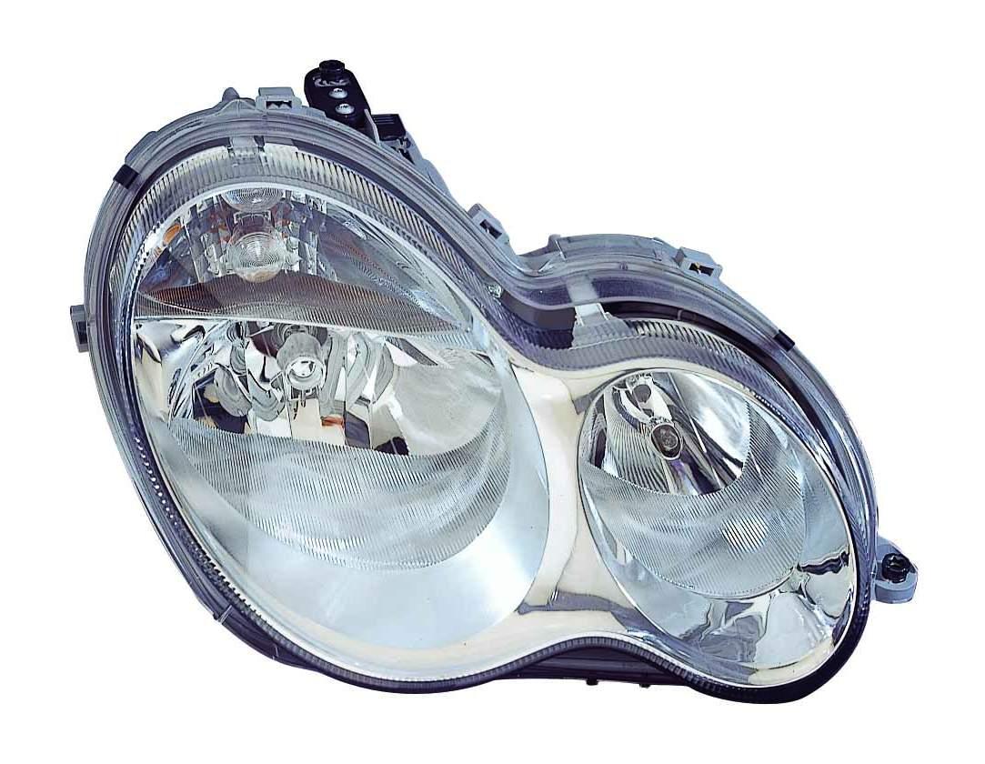Phare avant gauche (côté conducteur) Mercedes C350 2006-2007, halogène haute qualité, MB2502148