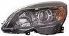 2008-2011 Mercedes C350 Head Lamp Driver Side Halogen Black Housing High Quality
