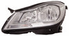 Head Lamp Driver Side Mercedes C250 2012-2014 Halogen Chrome Housing Sedan Without Cornering Lamp Capa , Mb2502187C