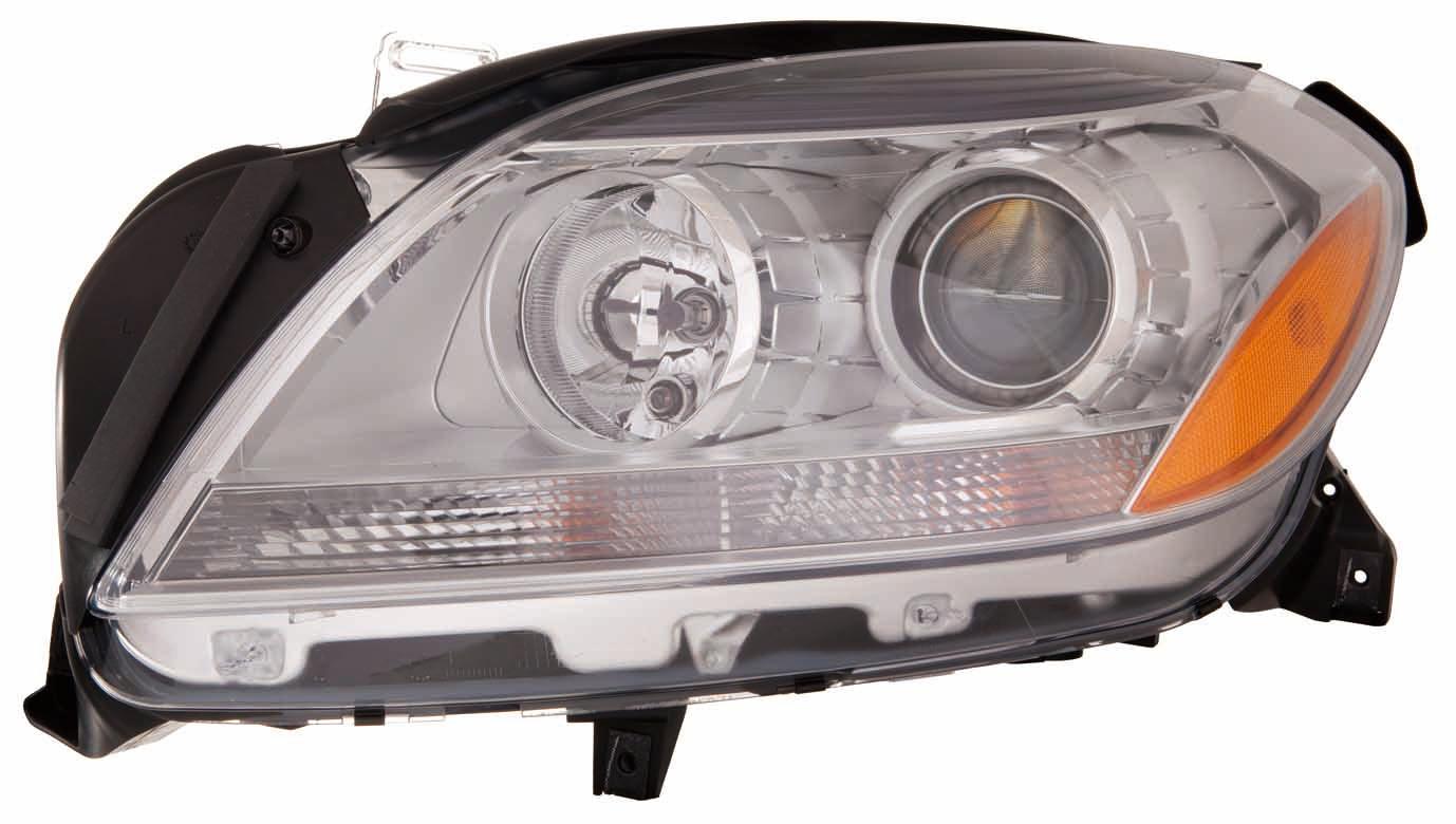Phare avant gauche (côté conducteur) Mercedes ML63 AMG 2012-2015, halogène haute qualité, MB2502192