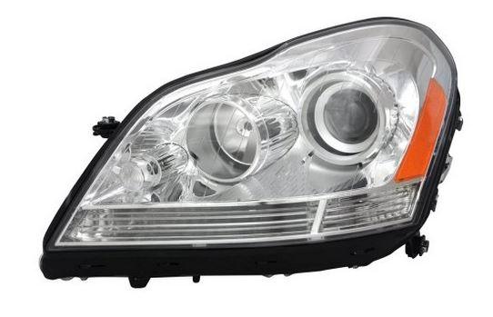 Phare avant gauche (côté conducteur) Mercedes GL550 2008-2012, halogène haute qualité, MB2502202