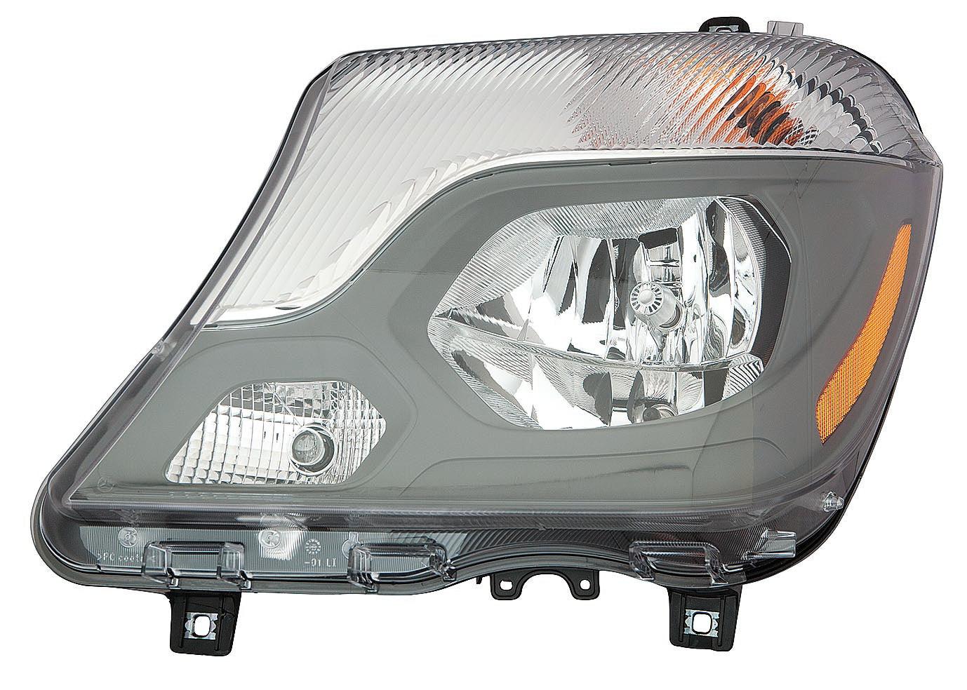 Phare avant gauche (côté conducteur) pour Mercedes Sprinter 3500 (2014-2017), halogène haute qualité, référence MB2502221
