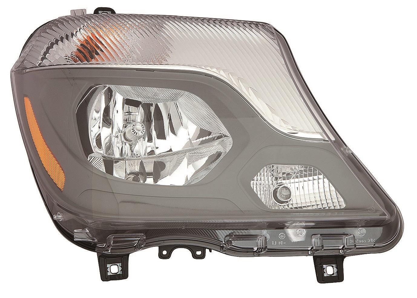 Phare avant côté passager pour Mercedes Sprinter 2500 (2014-2017), halogène haute qualité, MB2503221