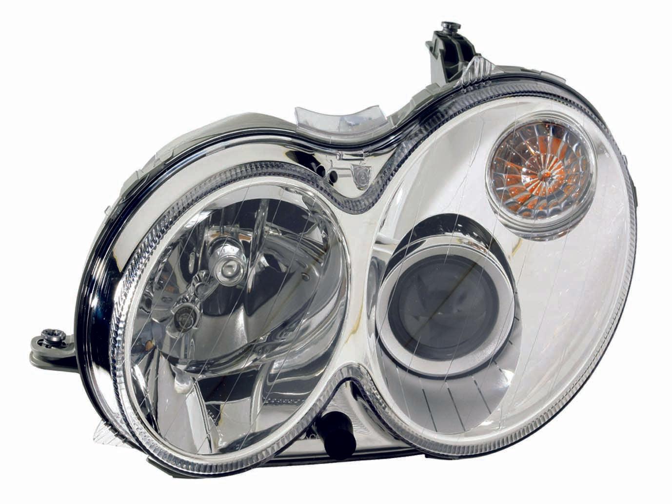 Phare avant côté conducteur Mercedes CLK550 2007-2009 sans éclairage directionnel, sans ampoule/module, haute qualité, MB2518102