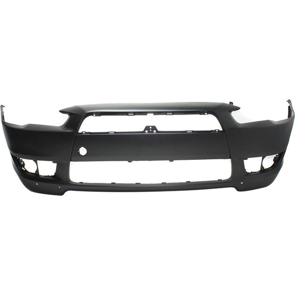 2009-2014 Mitsubishi Lancer Sportback Bumper Front Primed With Spoiler Hole (Gts/Se Models)