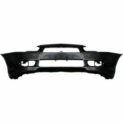 2008-2015 Mitsubishi Lancer Bumper Front Primed Without Spoiler Hole Exclude Gts Model Capa