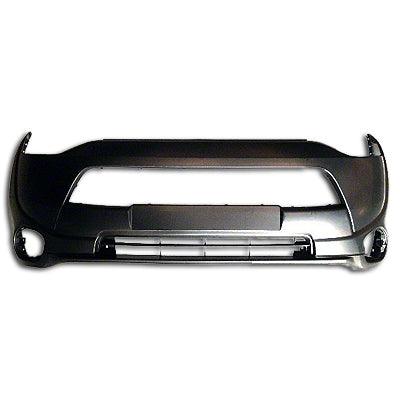 Pare-chocs avant apprêté pour Mitsubishi Outlander 2014-2015, sans trou pour moulure de passage de roue (sauf modèle Sport), MI1000336