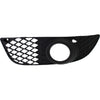 2009-2014 Mitsubishi Lancer Sportback Fog Lamp Cover Front Driver Side Matte-Black With Fog Lamp Hole (Bezel)