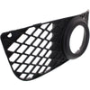 2009-2014 Mitsubishi Lancer Sportback Fog Lamp Cover Front Driver Side Matte-Black With Fog Lamp Hole (Bezel)