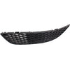 2009-2014 Mitsubishi Lancer Sportback Fog Lamp Cover Front Driver Side Matte-Black Without Fog Lamp Hole