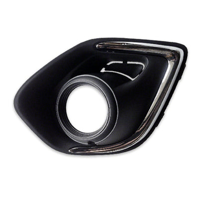 Fog Lamp Bezel Front Driver Side Mitsubishi Outlander Sport 2013-2015 With Chrome Trim , Mi1038116U