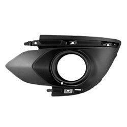 Enjoliveur de feu antibrouillard avant côté conducteur pour Mitsubishi Mirage Hatchback 2017-2020, noir texturé, MI1038124