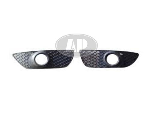 Cache antibrouillard avant droit pour Mitsubishi Lancer Sportback 2009-2014, noir mat, avec emplacement pour antibrouillard (enjoliveur), MI1039107