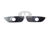 2008-2015 Mitsubishi Lancer Fog Lamp Cover Front Passenger Side Matte-Black With Fog Lamp Hole (Bezel)