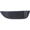 2009-2014 Mitsubishi Lancer Sportback Fog Lamp Cover Front Passenger Side Matte-Black Without Fog Lamp Hole