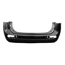 2015 Mitsubishi Outlander Bumper Rear Partial Primed With Wheel Lip Moulding Without Sports Pkg