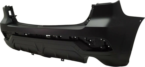 2018-2019 Mitsubishi Rvr Bumper Rear Primed With Textured Lower With Tow Hook Cover