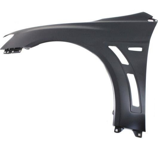 Aile avant côté conducteur Mitsubishi Lancer Evolution 2008-2015, acier, modèles Evolution, référence MI1240176C