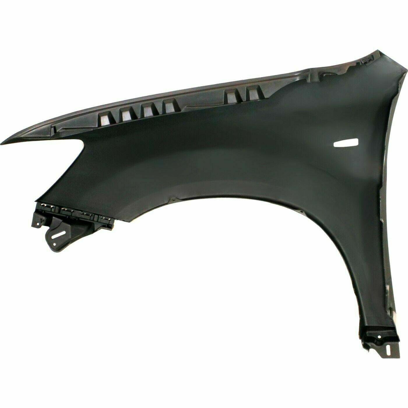 Aile avant droite (côté passager) pour Mitsubishi Outlander Sport 2011-2015, en plastique avec cache sport, MI1241175C