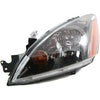2004-2006 Mitsubishi Lancer Head Lamp Driver Side Black Bezel For Ralliart Model