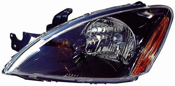 2004-2006 Mitsubishi Lancer Head Lamp Driver Side Black Bezel For Ralliart Model