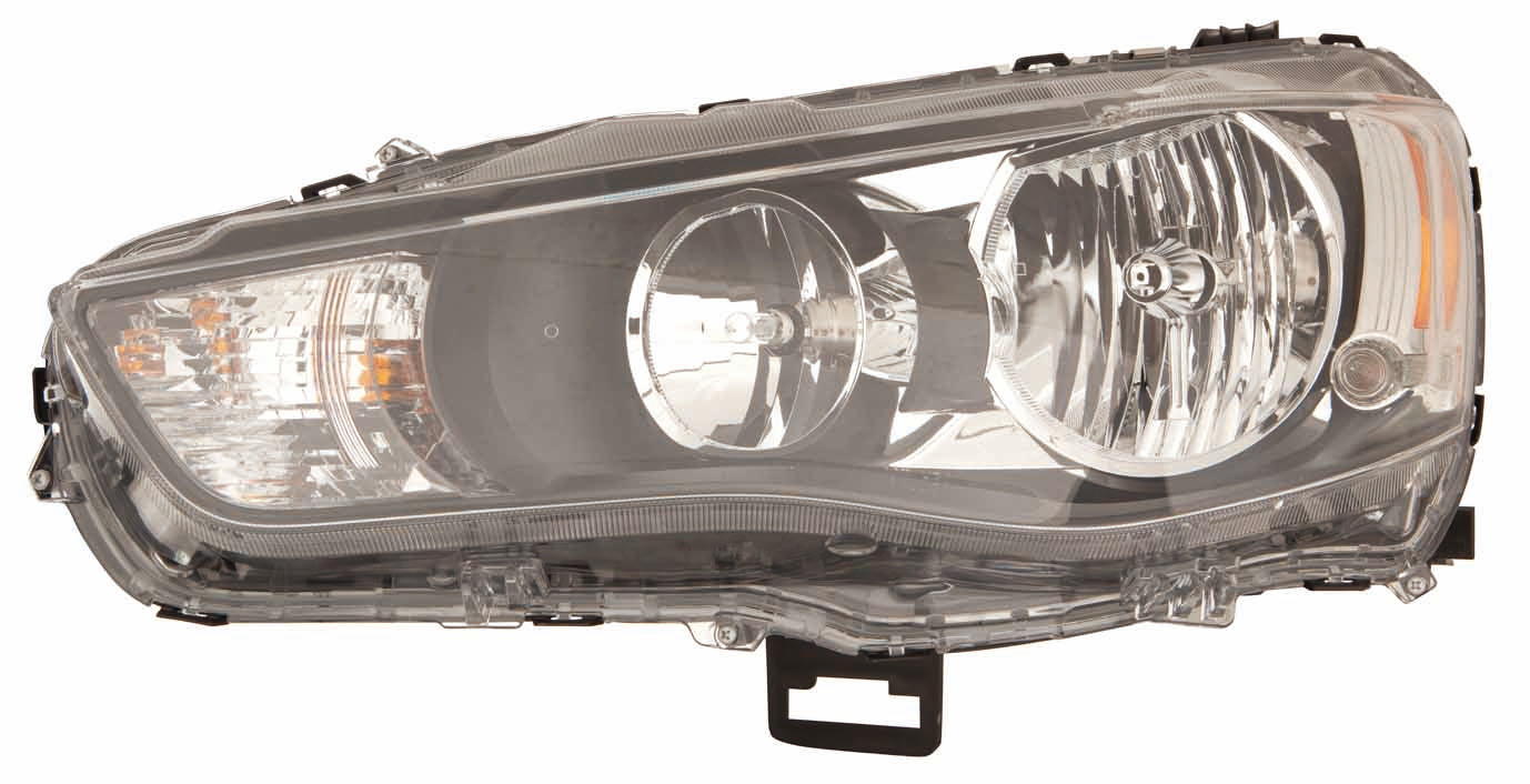 Phare avant gauche halogène pour Mitsubishi Outlander 2010-2013 (hors Sport Capa), référence Mi2502157C - Hunt Parts