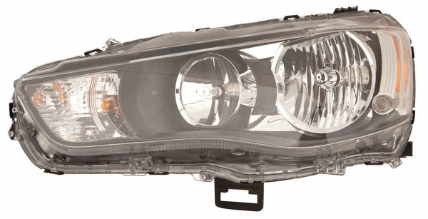 Head Lamp Driver Side Mitsubishi Outlander 2010-2013 Halogen Exclude Sports Capa , Mi2502157C