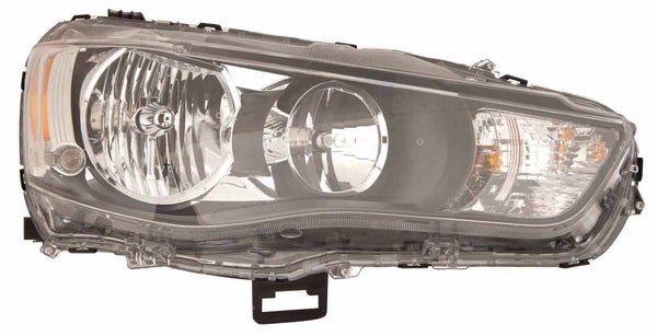 Head Lamp Passenger Side Mitsubishi Outlander 2010-2013 Halogen Exclude Sports Capa , Mi2503157C