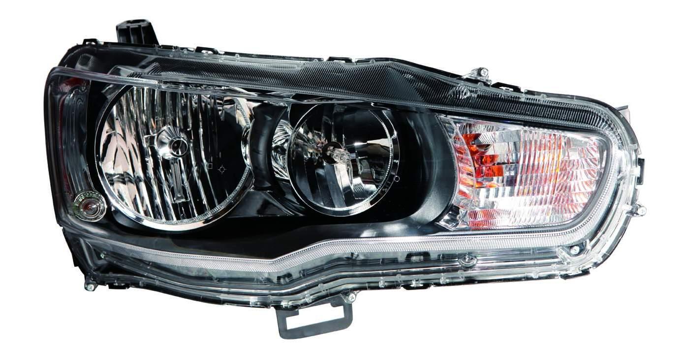 Phare avant côté passager pour Mitsubishi Lancer Evolution 2009-2015, halogène, à partir du 2 novembre 2008, haute qualité, MI2503158