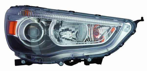Head Lamp Passenger Side Mitsubishi Outlander Sport 2011-2019 Halogen Capa , Mi2503160C