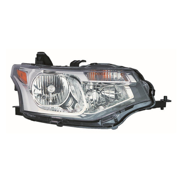 2014-2015 Mitsubishi Outlander Head Lamp Passenger Side Halogen Exclude Sport Models High Quality