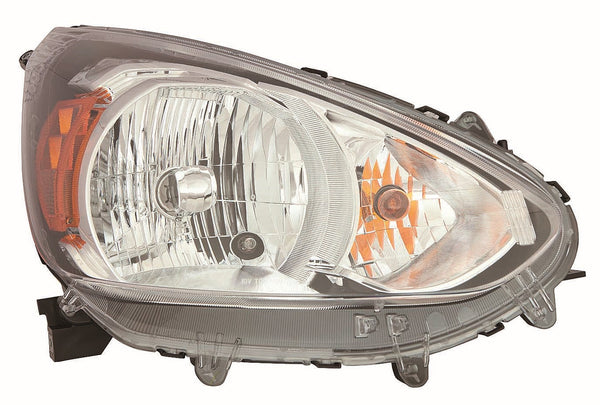Head Lamp Passenger Side Mitsubishi Mirage Hatchback 2014-2020 Halogen Capa , Mi2503164C