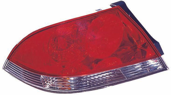 2004-2007 Mitsubishi Lancer Tail Lamp Driver Side Clear/Red Lens (Es/Ls Mdl)