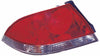2004-2007 Mitsubishi Lancer Tail Lamp Driver Side Clear/Red Lens (Es/Ls Mdl)