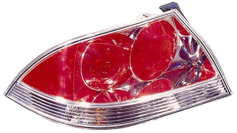 Feu arrière côté passager Mitsubishi Lancer 2004-2006, lentille transparente (modèle Oz Rally/Ralliart), MI2801118V