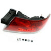 2004-2007 Mitsubishi Lancer Tail Lamp Passenger Side Clear/Red Lens (Es/Ls Mdl) High Quality