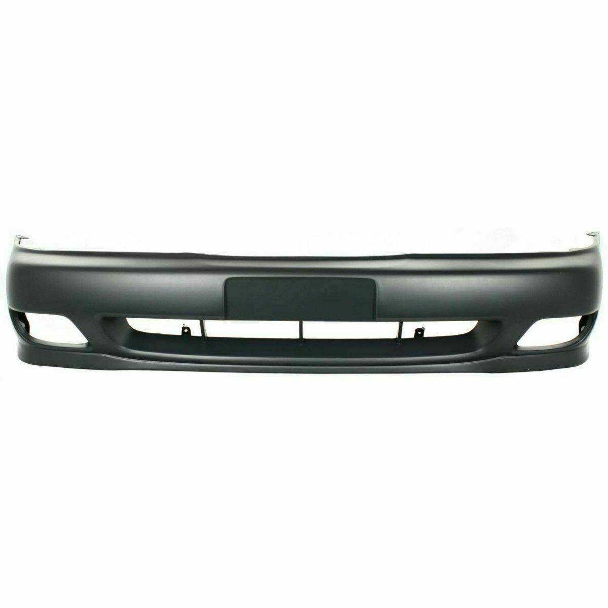 Pare-chocs avant noir pour Nissan Sentra 1998-1999 (modèles XE-GXE-GLE) avec emplacement pour feu antibrouillard, NI1000191B